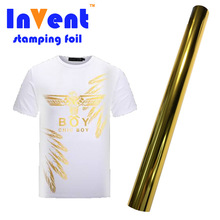 高端定制 16u耐水洗金银色专供布料烫金纸服装纺织丝印冷烫烫布膜