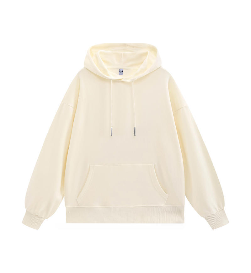 Otoño e invierno puro algodón con capucha pesado suelto color sólido ropa de trabajo ropa de grupo ropa publicitaria ropa de trabajo suéter impresión personalizada logotipo