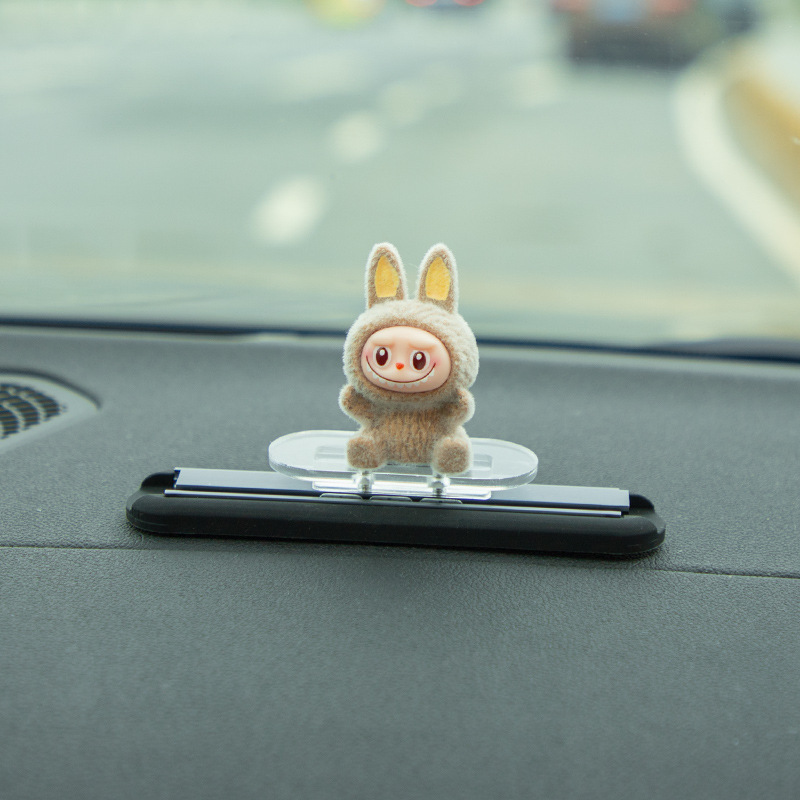 新しいラブブ車内スライド装飾品車のスクリーン装飾品ラブブ装飾品|undefined