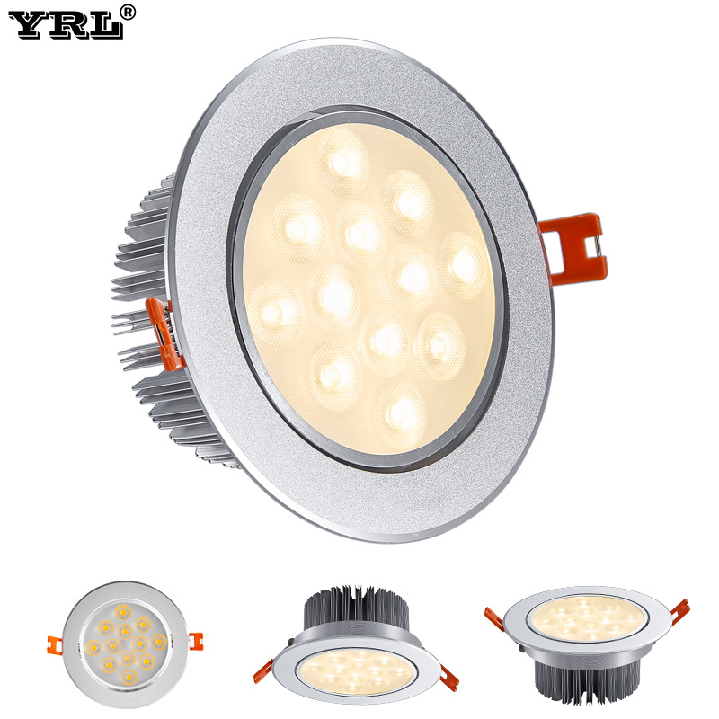 Yingrun LED lamp embedded household ceiling 7.5 9\/12 cm 10cm living room anti-fog spotlight