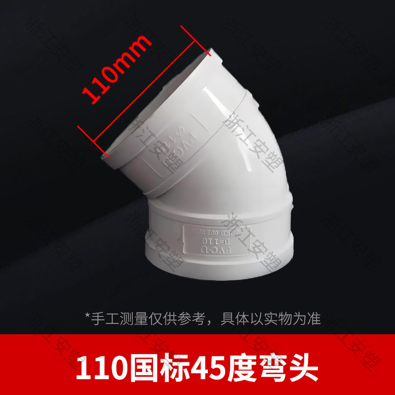 pvc排水管国标弯头带检查口90度45度存水弯s型p型50 75 110 160|undefined