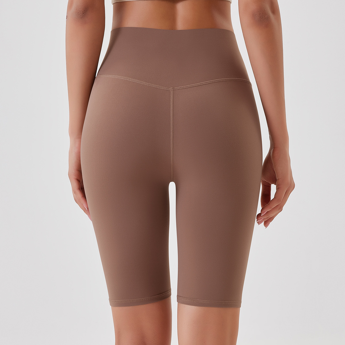 Hamidou-pantalones cortos de Yoga para mujer, mallas deportivas transpirables, de cintura alta, para entrenamiento y gimnasio - details 43