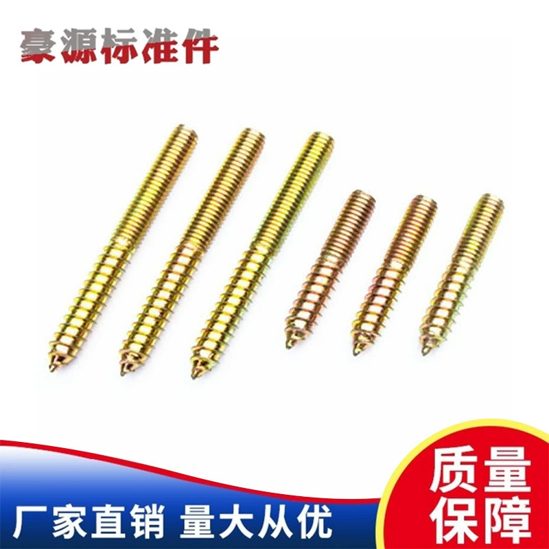 Оптовая Продажа с фабрики одинарные остроконечные винты с двойным зубом мебель диван лестничные Болты Винты с двойным зубом полные спецификации