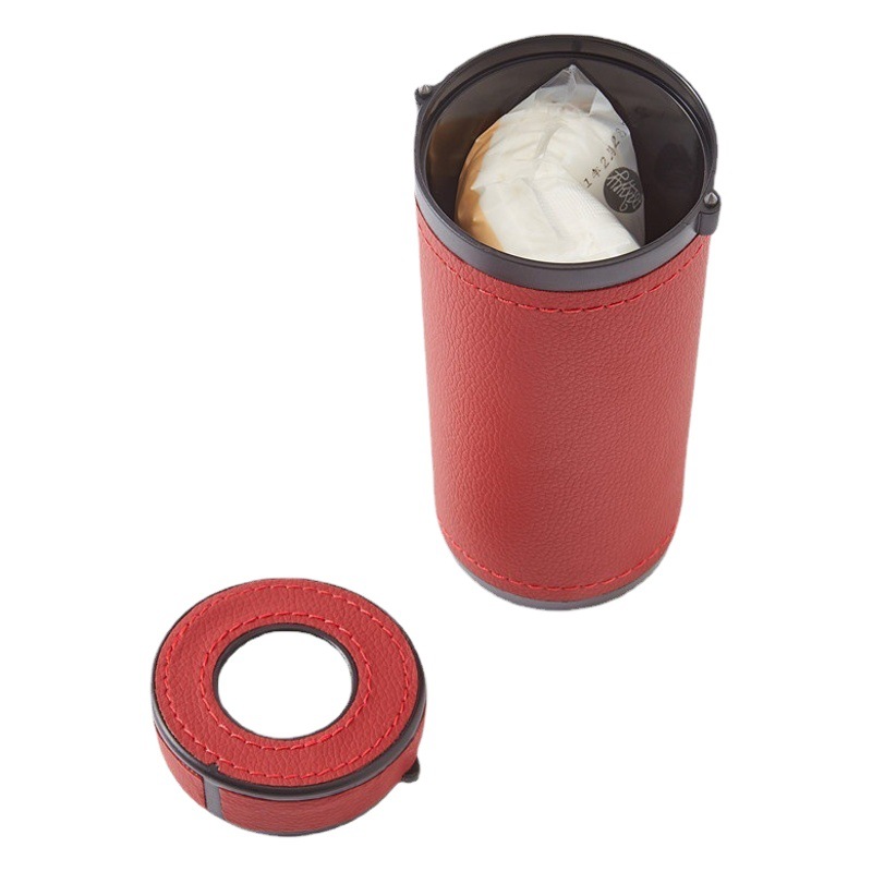 Caja de pañuelos para coche, reposabrazos, portavasos redondo, caja de pañuelos multifuncional para coche, soporte para pañuelos montado en el asiento, hecho a medida