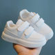 Children's small white shoes 2024 spring and autumn new boys sports shoes white girls casual board shoes soft bottom baby shoes