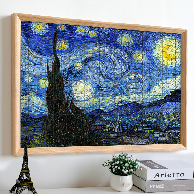 Puzzle Frame 1000 Piece Photo Frame Wall Hanging 500 Framed Picture Frame 300 Pieces 50x70*75 Puzzle Frame