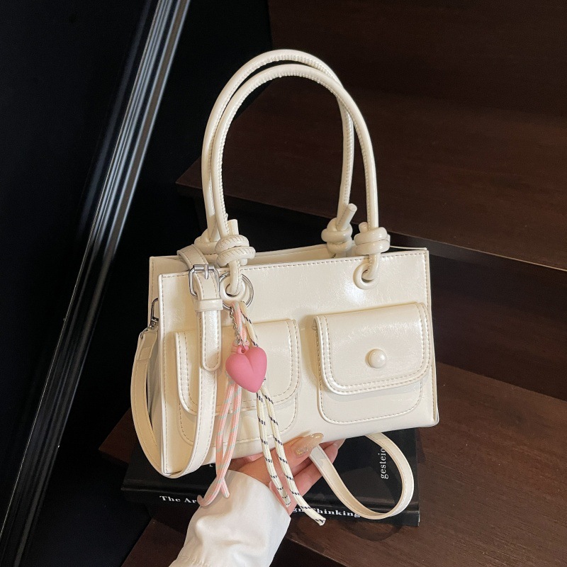 Bolso Tote popular de este año, nuevo bolso de verano 2025, bolso de hombro de amor casual, bolso de mensajero simple para mujer