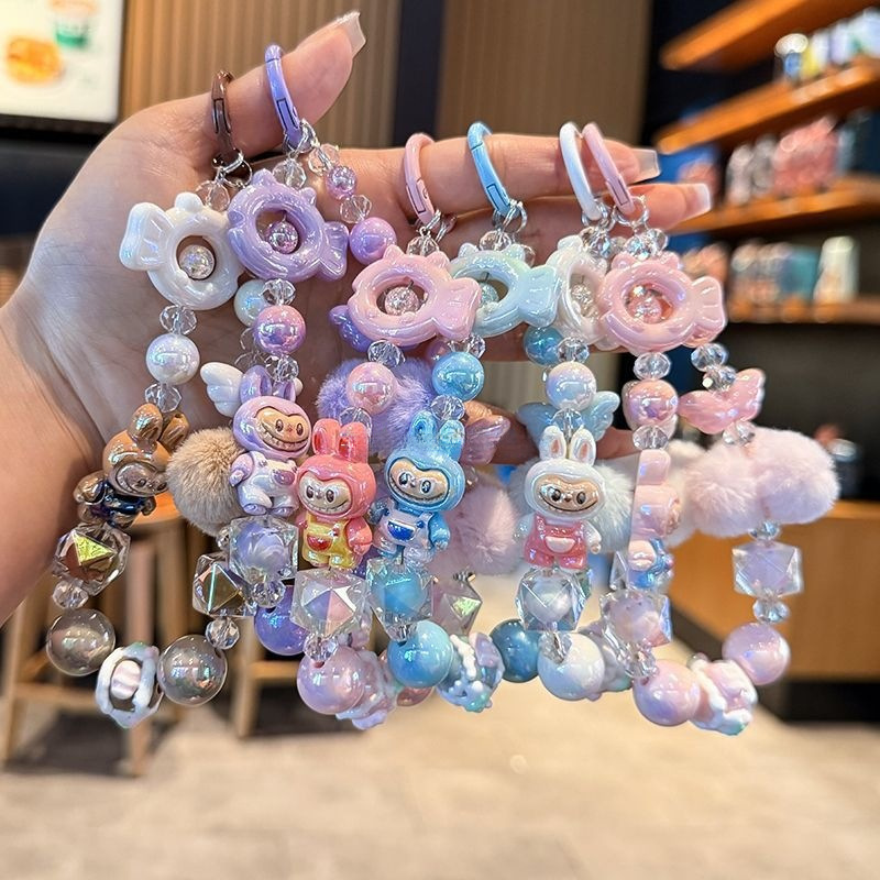 Bubble Matrabu bolso de cadena de teléfono móvil colgando llaveros novia de Navidad