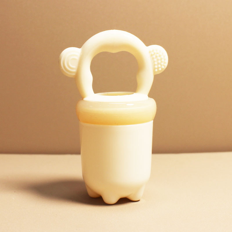 Infant and Toddler Chewing Baby Fruit Food Supplement Pacifier Fruit and Vegetable Silicone Mesh Bag Baby Feeding Tableware