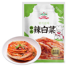 吉得利韩式辣白菜商用100g袋酸辣下饭榨菜咸菜拌饭批发