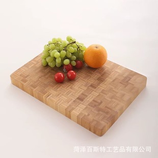 Solid Wood Household Bamboo Cutting Board Kitchen Thickened Wooden Rectangular Cutting Board Creative Snack Fruit Solid Wood Tray