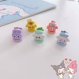 适用卡通diy手机链 手作玩偶可爱挂件手机挂绳手机挂件短绳挂饰