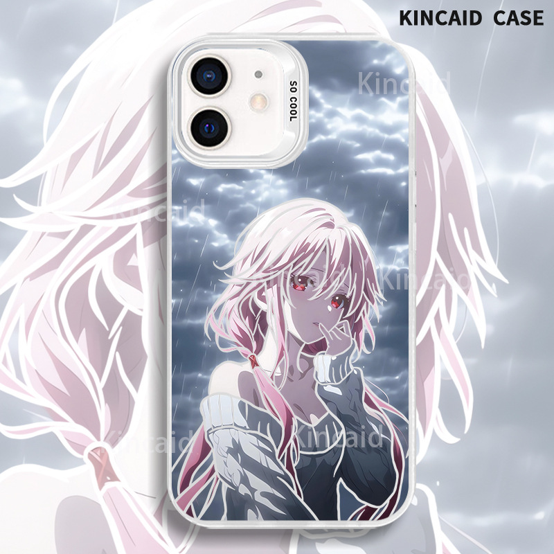 ‌‌楪祈适用苹果16华为荣耀VIVO小米三星动漫个性防摔幻影银手机