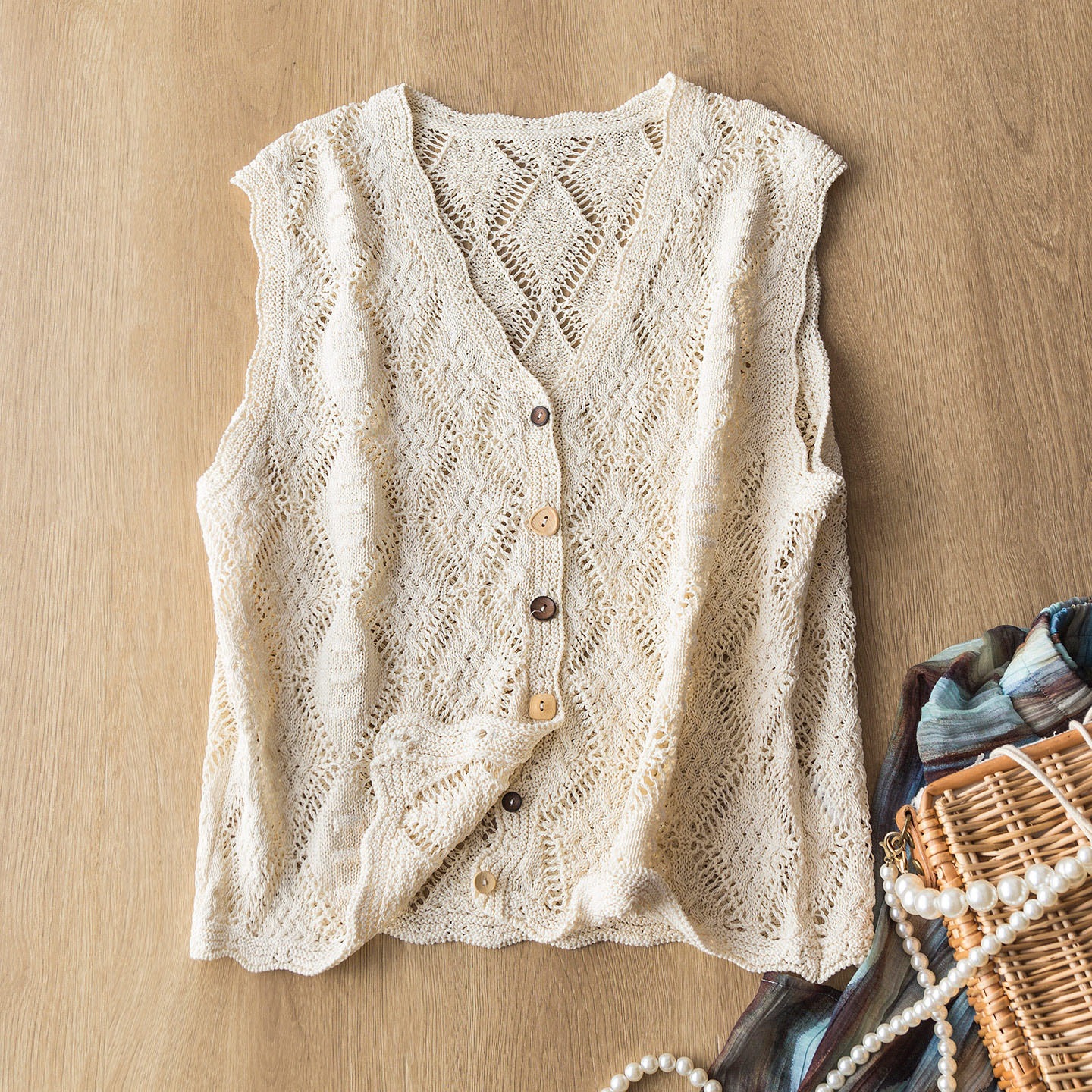 Summer thin cardigan sleevless