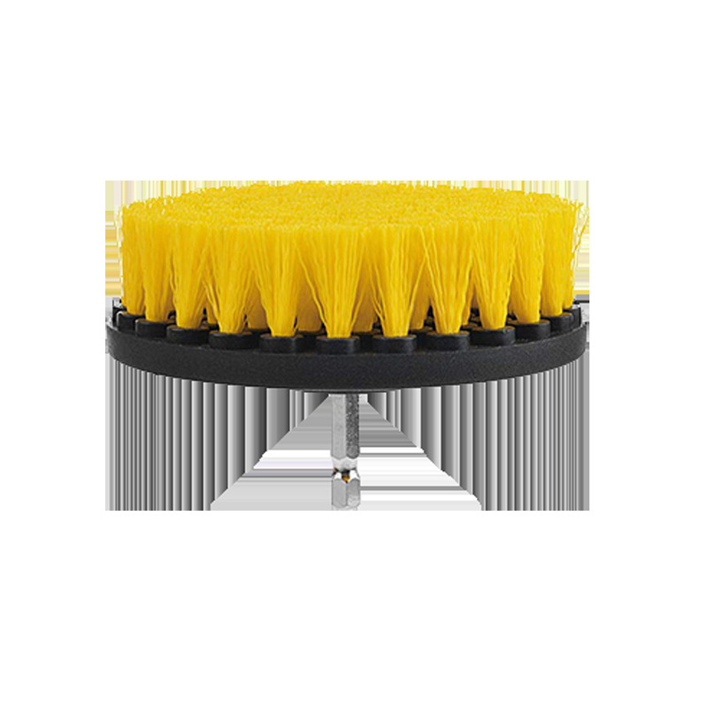 Amazon transfronterizo caliente 4 piezas taladro eléctrico cepillo de limpieza cepillo de taladro eléctrico cabeza traje coche rueda cubo cepillo de limpieza