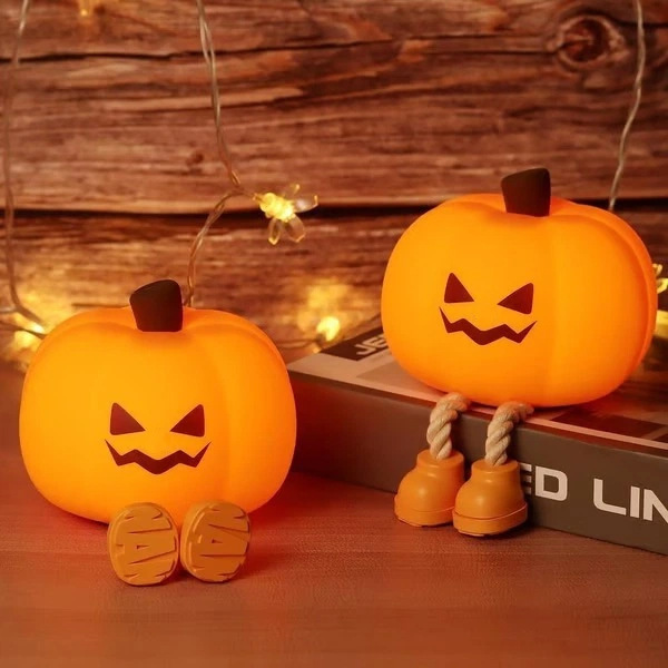 万圣节礼物幽灵小夜灯Halloween拍拍灯发光氛围灯装饰LED充电灯|undefined
