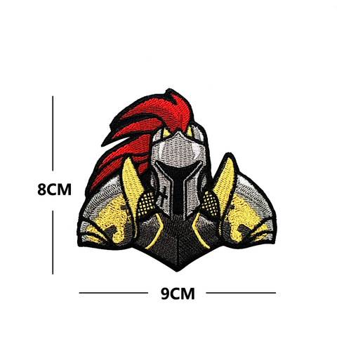Brightly colored embroidered armor warrior morale badge Velcro armband cross-border supply