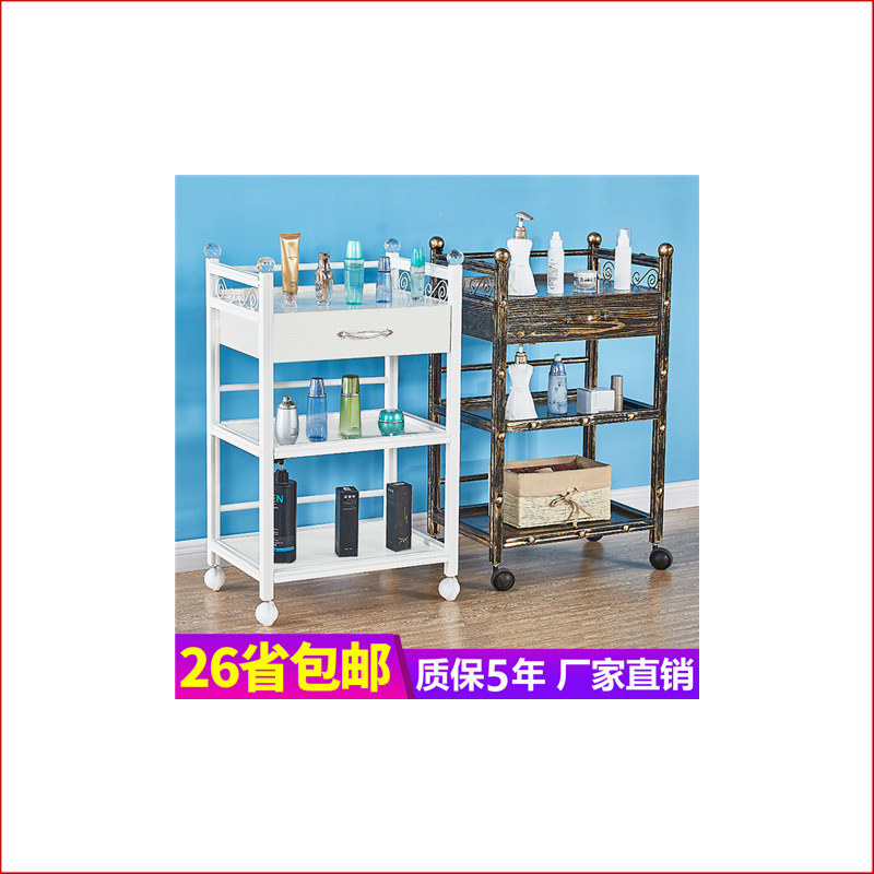 美容推车带抽屉美容院小推车工具车三层欧式美发小推车火罐置物架