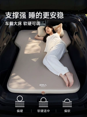 Vehicle-mounted inflatable bed, pad, car sleeping gadget, inflatable