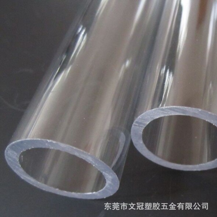 PC透明管配堵头包装超透明亚克力管有机玻璃圆棒亚克力pmma圆管
