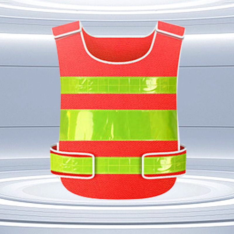분할 오렌지 * 강조 반사 스트립 * 안전 조끼 * 고객 서비스에 문의