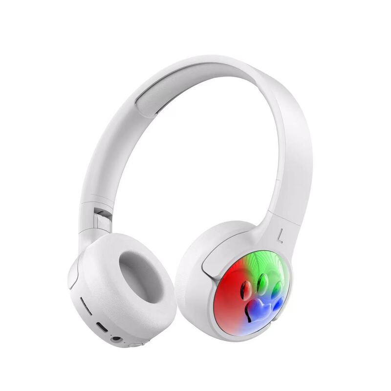 Headset Bluetooth Headset RGB Luminous Cute Cat Claw Wireless Cartoon Bluetooth Game Cross-border Headset Headset Bluetooth Headset RGB Luminous Cute Cat Claw Wireless Cartoon Bluetooth Game Cross-border Headset