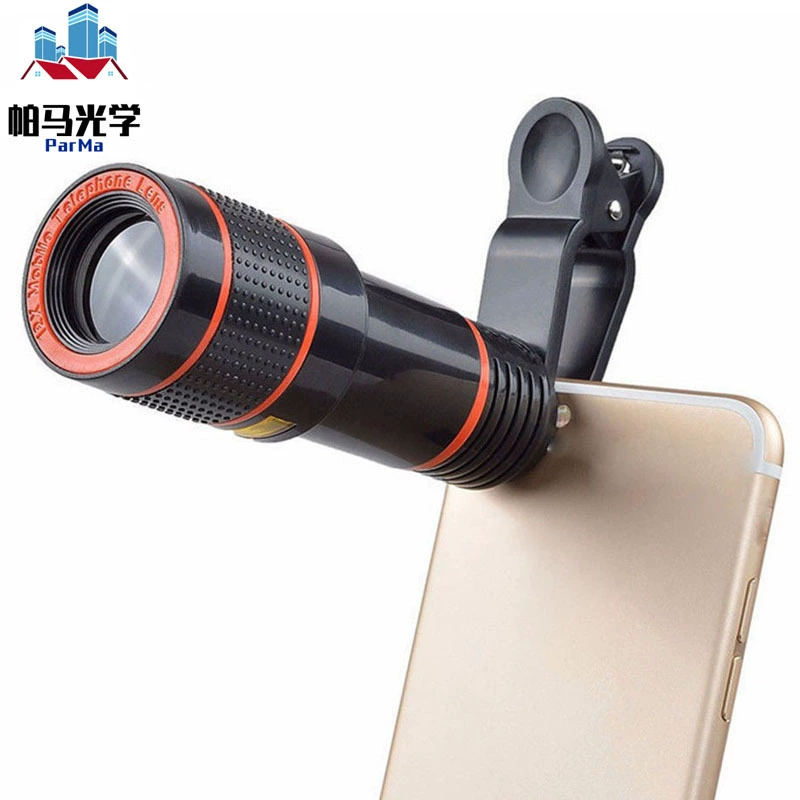 Фабрика оптом 12X телефото телефон телескоп объектив Открытый мобильный телефон 8X фото объектив фотографии