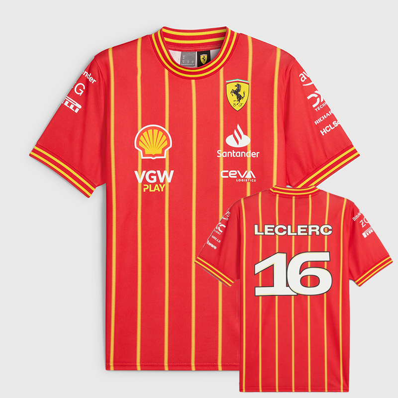 2025年新作 F1 レーシングスーツ フェラーリ メルセデスベンツ マクラーレン 半袖Tシャツ POLO 同チーム|undefined