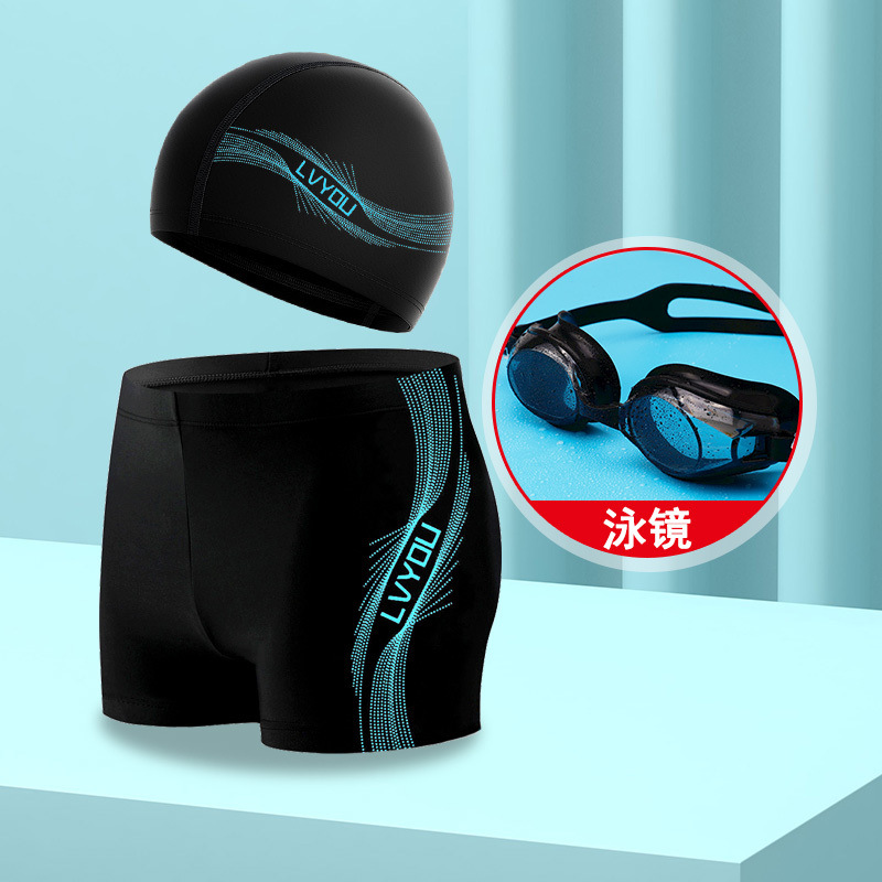 Bañador de Boxer para Hombre de Nailon Secado Rápido para Natación