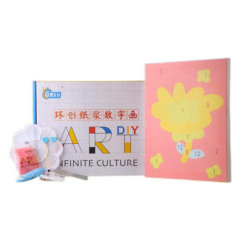 Неограниченная культура DIY цифровая целлюлозная живопись цветной костюм завод прямая Массовая доставка шаблон необязательный ремесло живопись