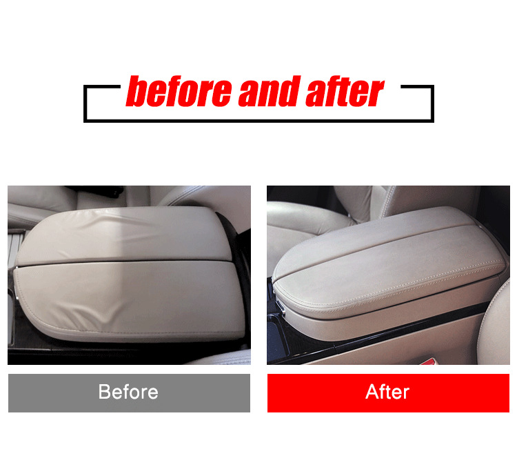 Suitable for 07-13 Acura Mdx Acura Center Console Armrest Box Leather Cover Modification Wear-Resistant Protective Cover Cross-Border Special Use