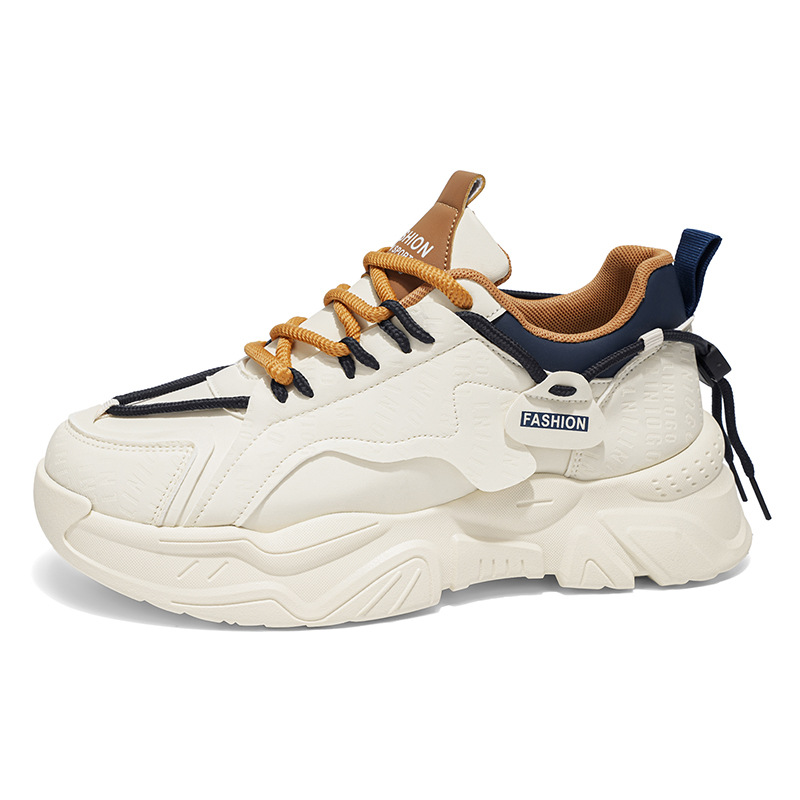 Zapatos de hombre 2026 primavera nuevos zapatos deportivos casuales transpirables para hombres zapatos de moda antideslizantes de suela gruesa