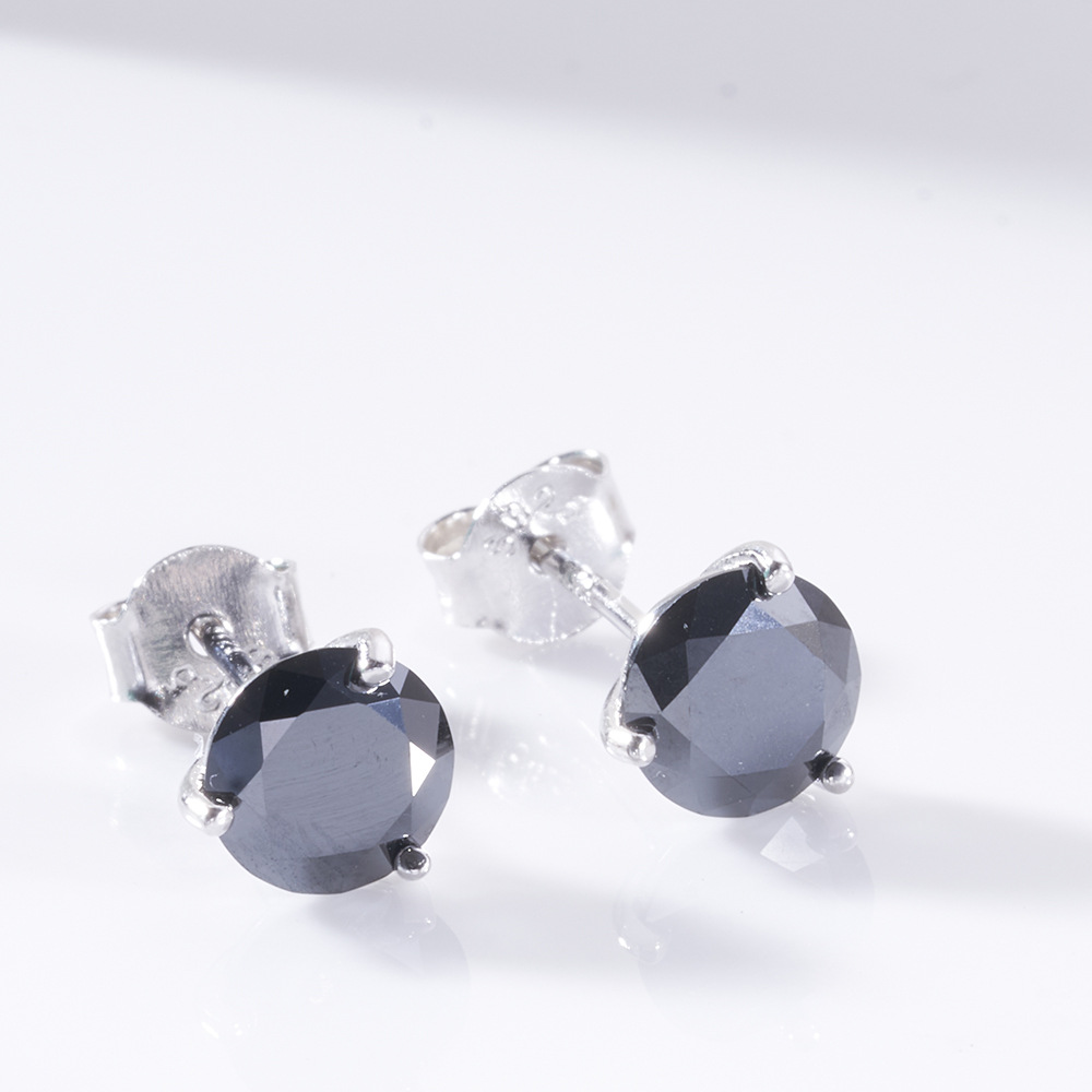 Transfronterizos pernos de diamante de moissan ultra ligero lujoso auriculares de alta calidad 0.5CT / 1CT pernos de piedra de moissan