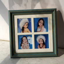 四九宫格相框挂墙宝宝儿童洗照片做成摆台正方形多张组合婚纱