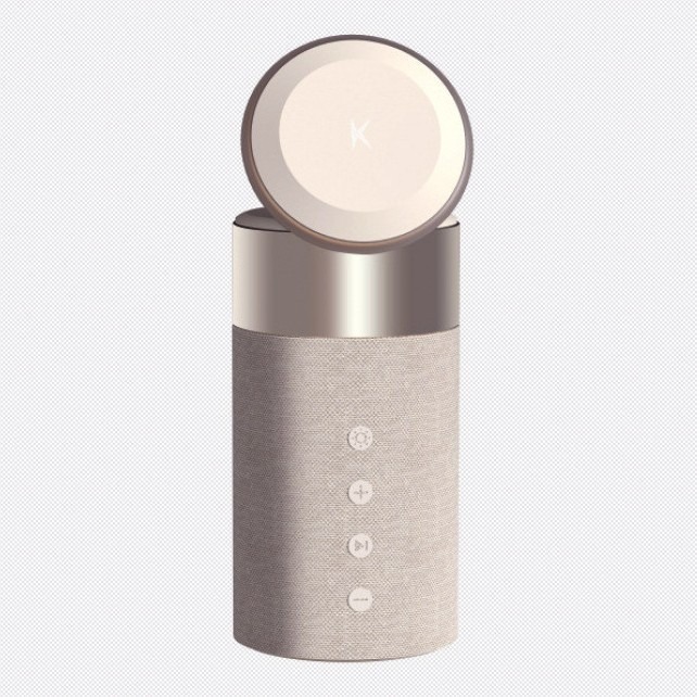 Fabricante de origen 2025 cargador inalámbrico magnético explosivo con altavoz Bluetooth luz nocturna ajustable auricular recargable regalo