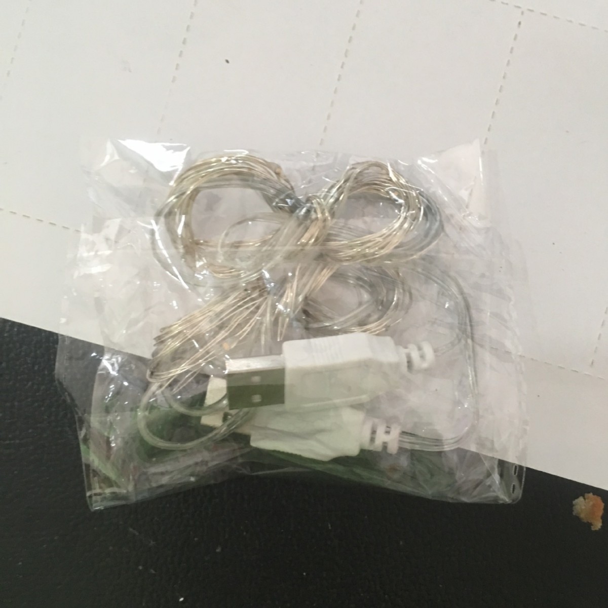 Cadena de luces constantes con cable de cobre USB, 10 metros, 100 luces, luces de cadena impermeables, luces navideñas, luces de cadena con cable de cobre, decoración de bodas