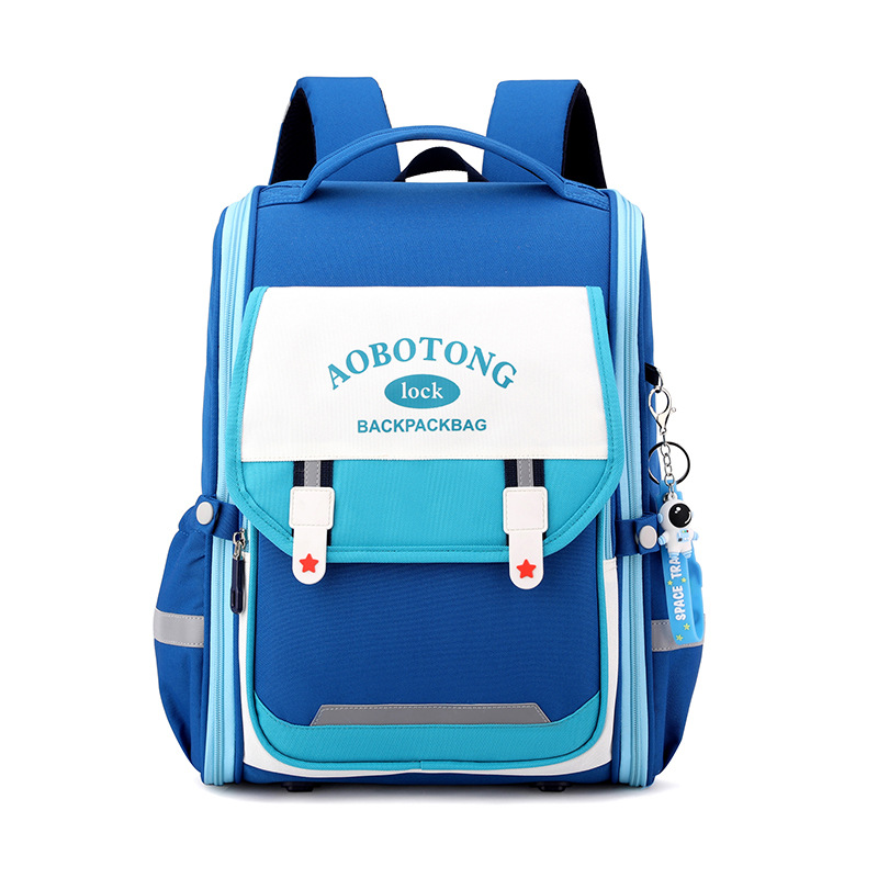 Natural Fish 2025 nuevas mochilas escolares para niños y estudiantes de grado 1-3 versión coreana de gran capacidad para reducir la carga y proteger la columna