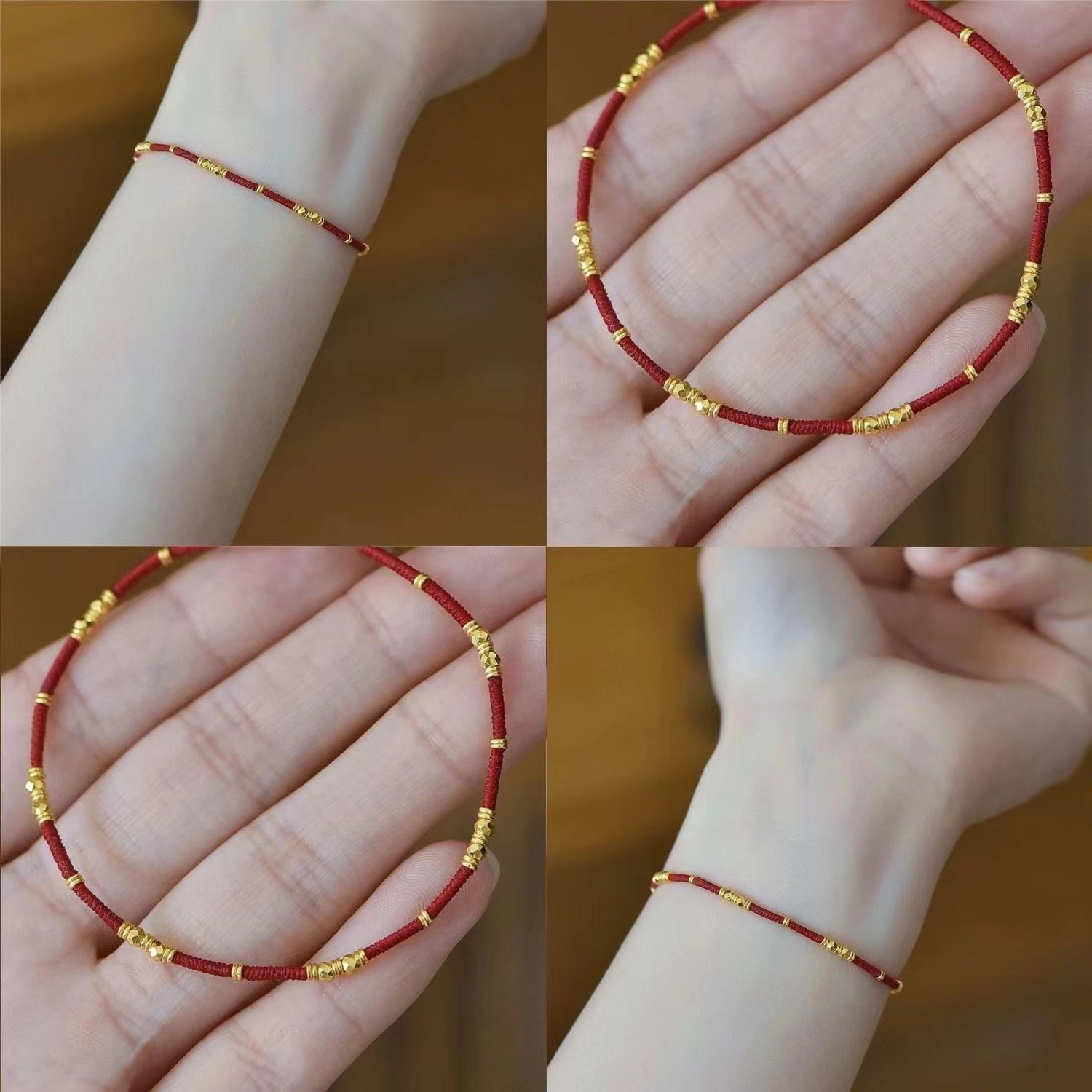 Broken Silver Bracelet for Women Ins Niche Elegant New Bestie Bracelet Good Luck Exquisite Hand Jewelry Couple Gift