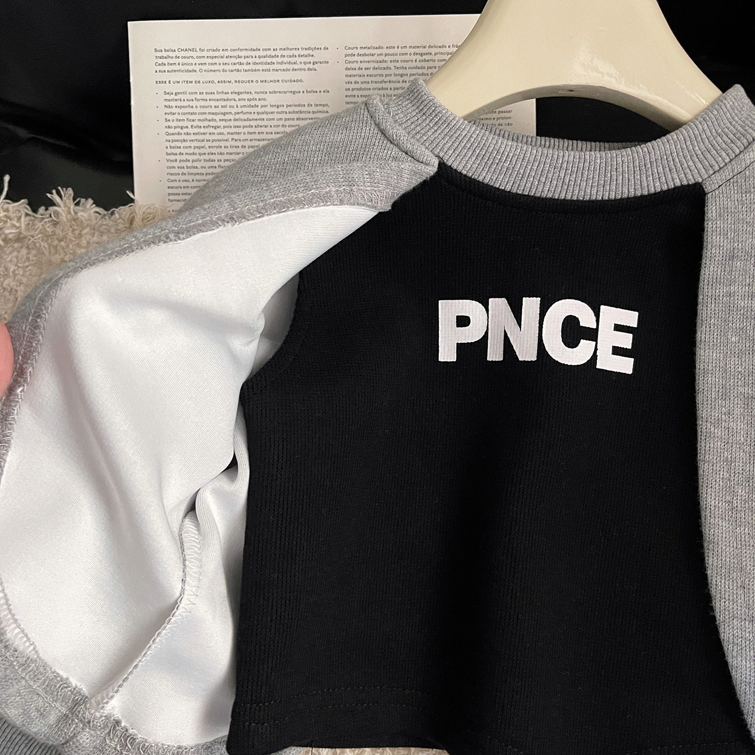 Conjunto de dos piezas con capucha informal para niña, edición coreana, otoño 2023, 23500_voghion.com