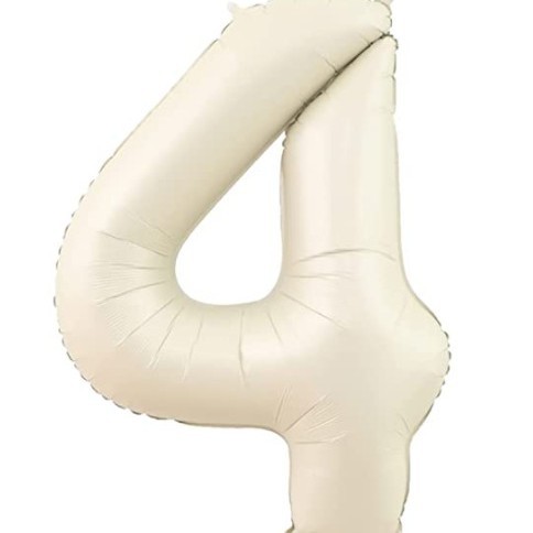 40 pulgadas digital de papel de aluminio globo vintage color leche blanco caramelo chocolate atmósfera globo decorativo