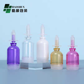 现货5ml10ml15ml PS塑料按压分装 玻尿酸瓶精华液滴管瓶 灯泡瓶