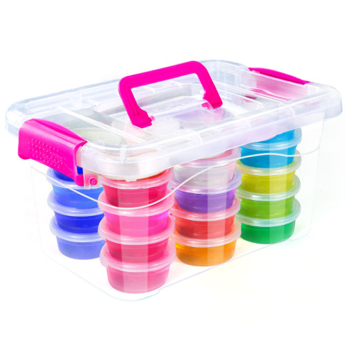 Crystal Mud Slime Colorful Mud Set Transparent Modeling Clay Children DIY Handmade Toy Wholesale 