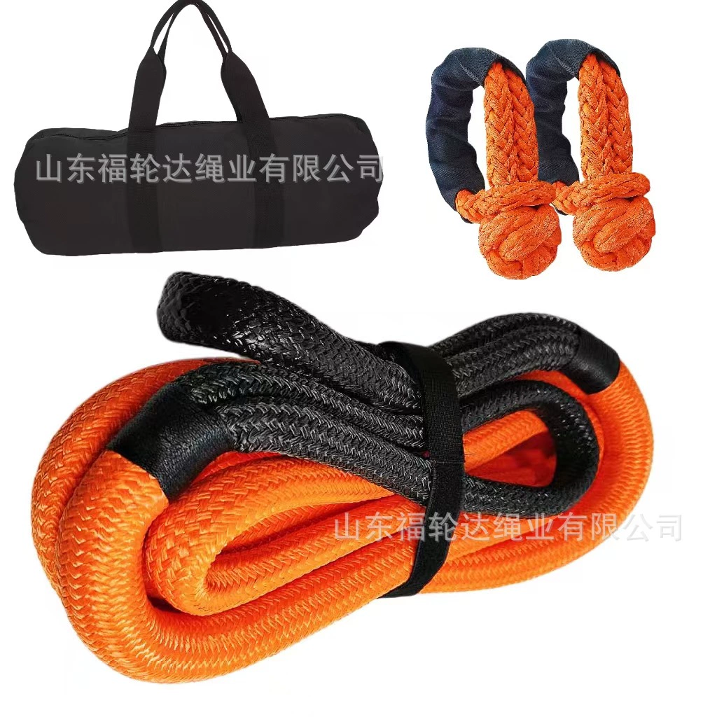 Автомобильный буксирный канат для бездорожья 20 тонн 30 тонн анти-размывной силы для восстановления спасательных канатов