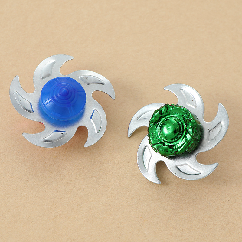 Hoja de hierro tire regla Gyro pull gobernante ciclón Gyro niños tirar alambre giratorio juguete cuadrado fábrica al por mayor nuevo