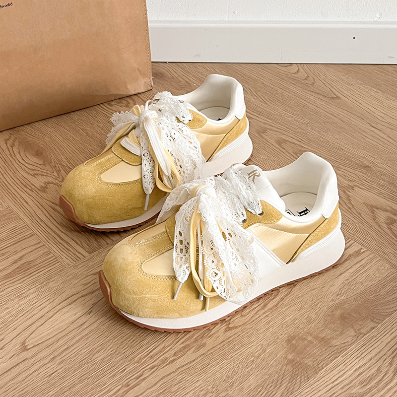 Ballet de encaje no-pantalón Argan De zapatos de entrenamiento 2025 nuevo estilo primavera y otoño con pantalones de piernas largas zapatillas deportivas púrpura image 8