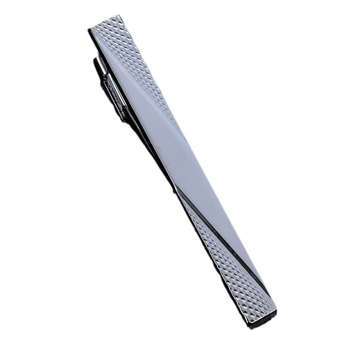 Simple tie clip gold and silver two-color tie clip formal tie security clip wedding versatile mature collar clip for men