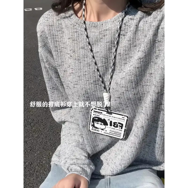 Demi-season retro sweater