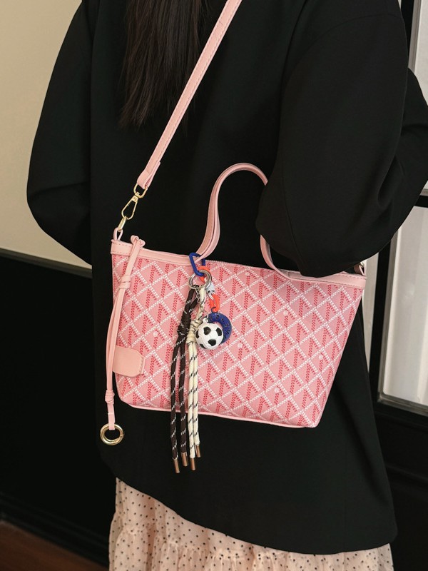 Bolsa de gran capacidad, nueva moda de viaje casual, bolso de hombro simple, moda europea y americana, bolso universal retro para mujeres.