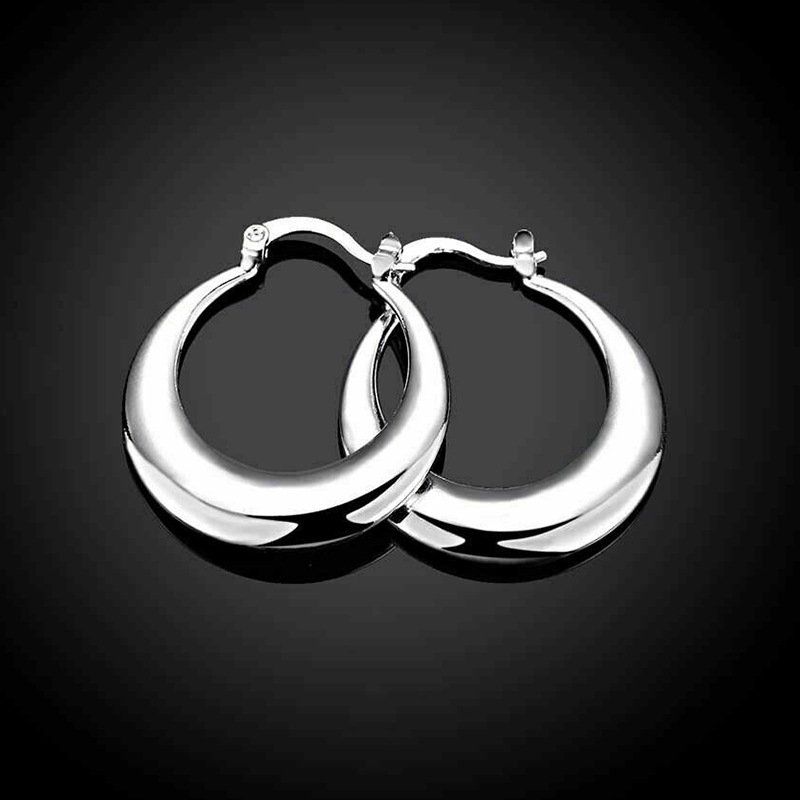 Copper Material 1 Pair IG Style Modern Style Commute U Shape Round Plating Copper Earrings
