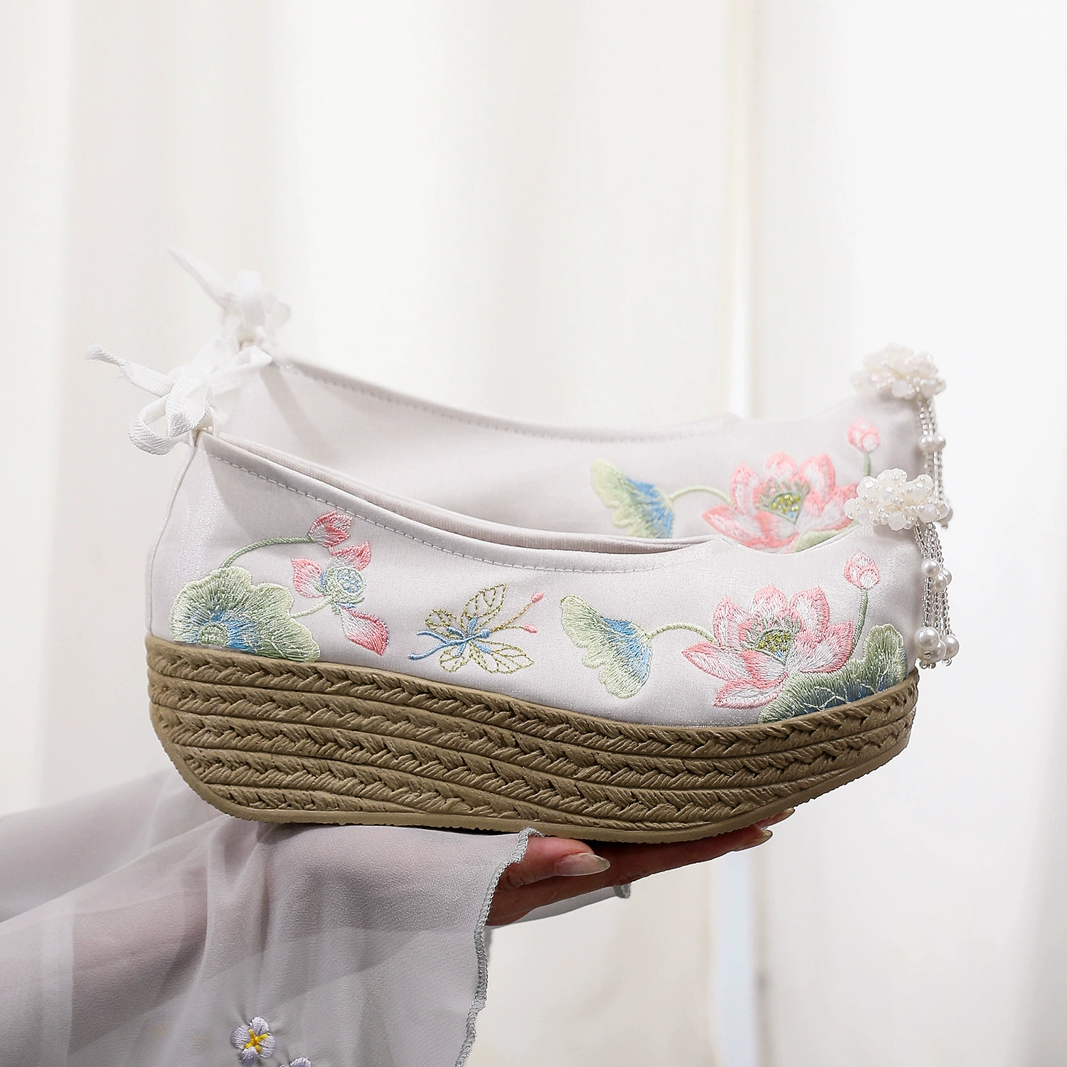 Biho 2024 Летняя новая обувь Hanfu